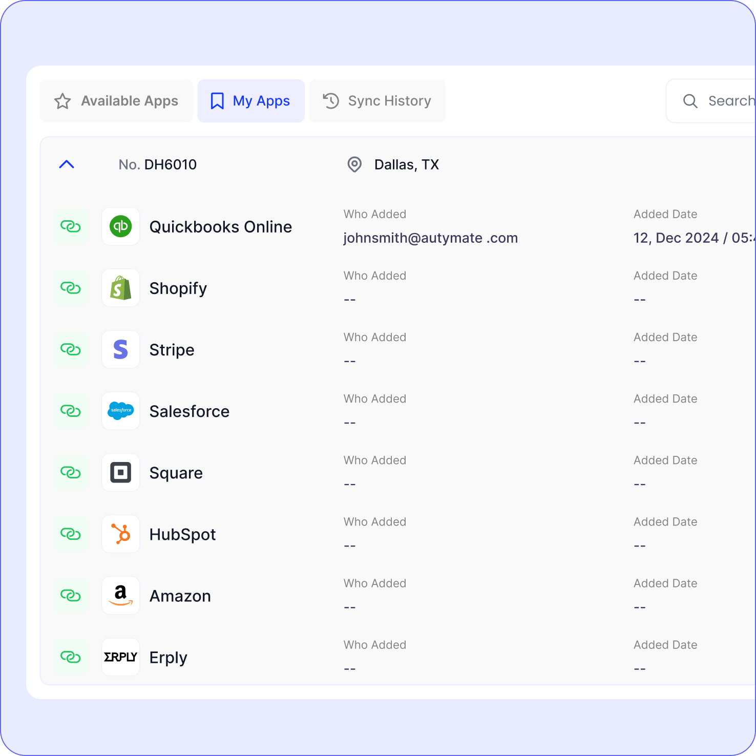 Connect — POS + books synced in ~5 min.